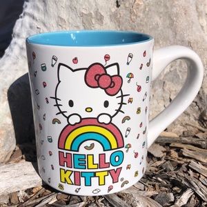 Rainbow HELLO KITTY Mug